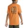 Exotic Orange Heather Carhartt CA6682 Back View - Exotic Orange Heather