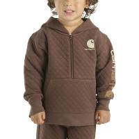 Carhartt CA6702 - Long-Sleeve Quilted Jersey Half-Zip Sweatshirt - Boys