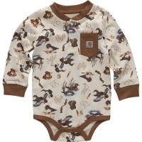 Carhartt CA6726 - Long-Sleeve Printed Henley Bodysuit - Boys