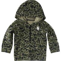 Carhartt CA6735 - Long-Sleeve Half-Zip Camo Sweatshirt - Boys