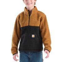 Carhartt CA6777 - Long-Sleeve Sherpa Half-Zip Sweatshirt - Boys