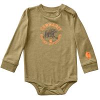 Carhartt CA6859 - Long-Sleeve Bear Bodysuit - Boys