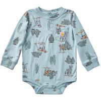 Carhartt CA6864 - Long-Sleeve Printed Henley Bodysuit - Boys