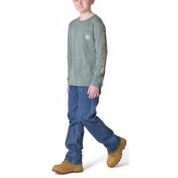 Carhartt CA6884 - Long-Sleeve Pocket Logo T-Shirt - Boys