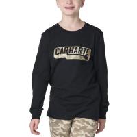 Carhartt CA6886 - Long-Sleeve Camo Logo T-Shirt - Boys