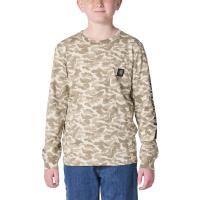 Carhartt CA6895 - Long-Sleeve Camo Pocket T-Shirt - Boys