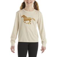 Carhartt CA7002 - Long-Sleeve Running Horse T-Shirt - Girls