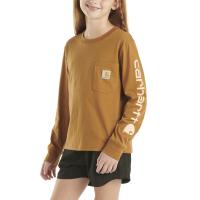 Carhartt CA7035 - Long-Sleeve Graphic Pocket T-Shirt - Girls