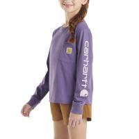 Carhartt CA7035 - Long-Sleeve Graphic Pocket T-Shirt - Girls