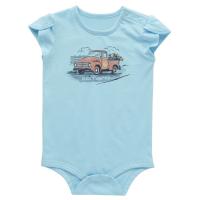 Carhartt CA7043 - Petal Sleeve Old Truck Bodysuit - Girls