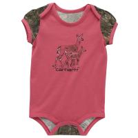 Carhartt CA7052 - Short-Sleeve Camo Deer Bodysuit - Girls