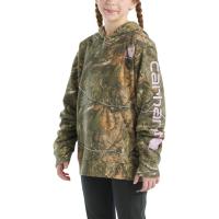 Carhartt CA7056 - Long-Sleeve Camo Graphic Sweatshirt - Girls