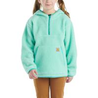 Carhartt CA7058 - Long-Sleeve Fleece Hooded Half-Zip Sweatshirt - Girls