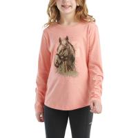 Carhartt CA7061 - Long-Sleeve Horse T-Shirt - Girls