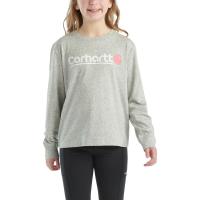 Carhartt CA7070 - Long-Sleeve Core Logo T-Shirt - Girls