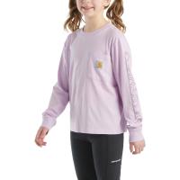 Carhartt CA7071 - Long-Sleeve Graphic Pocket T-Shirt - Girls