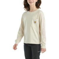 Carhartt CA7071 - Long-Sleeve Graphic Pocket T-Shirt - Girls