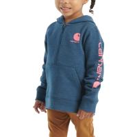 Carhartt CA7075 - Long-Sleeve Half-Zip Sweatshirt - Girls