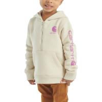 Carhartt CA7076 - Long-Sleeve Half-Zip Heather Sweatshirt - Girls