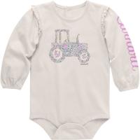 Carhartt CA7079 - Long-Sleeve Tractor Bodysuit - Girls