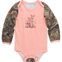 Carhartt CA7089 - Long-Sleeve Camo Deer Bodysuit - Girls