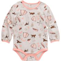 Carhartt CA7090 - Long-Sleeve Camping Print Bodysuit - Girls