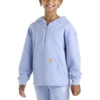 Carhartt CA7108 - Long-Sleeve Quilted Jersey Half Zip Sweatshirt - Girls