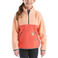 Carhartt CA7133 - Long-Sleeve Fleece Quarter-Zip Sweatshirt - Girls