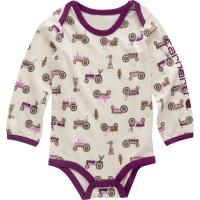 Carhartt CA7164 - Long-Sleeve Farm Bodysuit - Girls