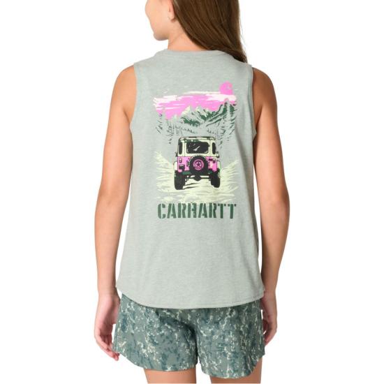 Laurel Wreath Heather Carhartt CA7184 Back View