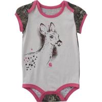 Carhartt CA7197 - Short-Sleeve Camo Bodysuit - Girls