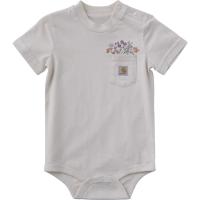 Carhartt CA7200 - Short-Sleeve Garden Patch Pocket Bodysuit - Girls