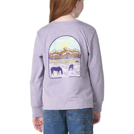 Mulled Grape Heather Carhartt CA7212 Back View