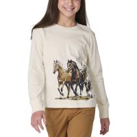 Carhartt CA7213 - Long-Sleeve Wild Horses T-Shirt - Girls
