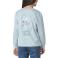 Mineral Blue Heather Carhartt CA7216 Back View - Mineral Blue Heather