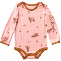 Carhartt CA7233 - Long-Sleeve Cow Print Bodysuit - Girls