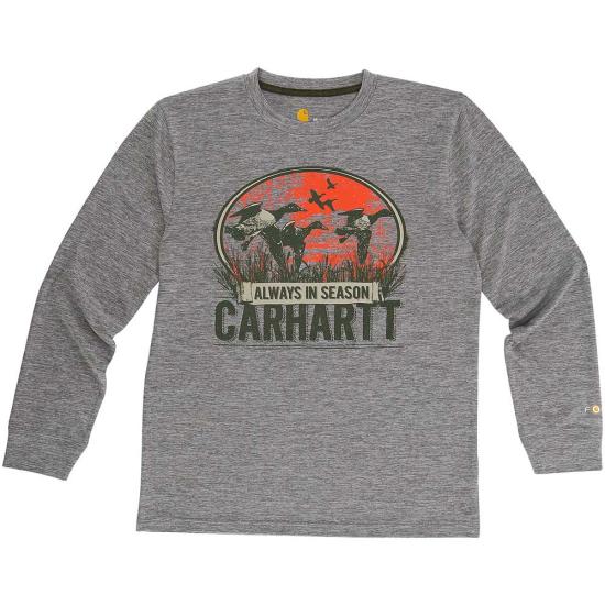 Charcoal Heather Carhartt CA8720 Front View