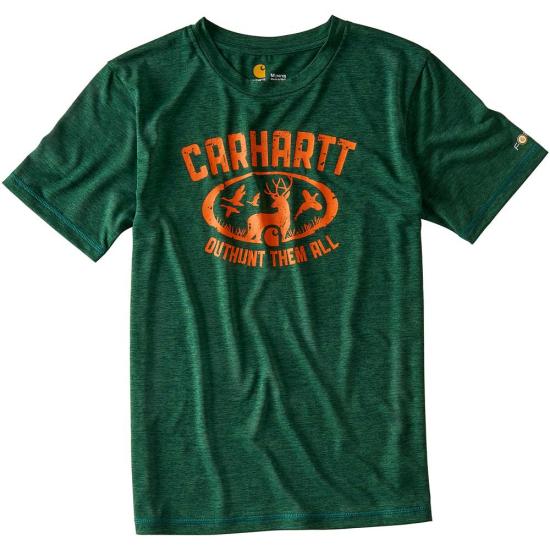 Forest Green Carhartt CA8821 Front View