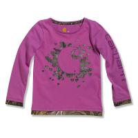Carhartt CA9282 - Realtree® "C" Long Sleeve T-Shirt - Girls