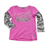 Carhartt CA9357 - Camo Layered Tulip Tee - Girls