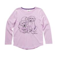Carhartt CA9850 - Long Sleeve Crewneck Animal Love Graphic Tee - Girls
