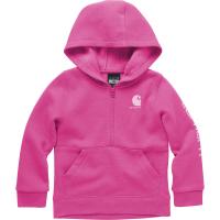 Carhartt CA9875 - Fleece Long-Sleeve Half-Zip Hooded Sweatshirt - Girls