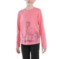 Carhartt CA9879 - Long-Sleeve Galloping Horse T-Shirt - Girls