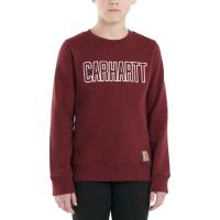Carhartt CA9903 - Long-Sleeve Crewneck Sweatshirt - Girls
