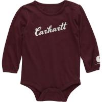 Carhartt CA9915 - Long-Sleeve Cursive Logo Bodysuit - Girls