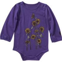 Carhartt CA9926 - Long-Sleeve Wild Sunflowers Bodysuit - Girls