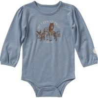 Carhartt CA9928 - Long-Sleeve My Farm Friends Bodysuit - Girls