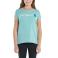 Teal Blue Snow Heather Carhartt CA9945 Front View - Teal Blue Snow Heather