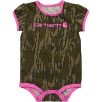 Carhartt CA9963 - Short-Sleeve Camo Logo Bodysuit - Girls