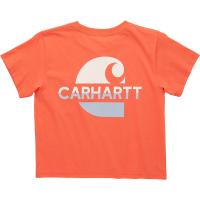 Carhartt CA9966 - Short-Sleeve Logo Stack T-Shirt - Girls